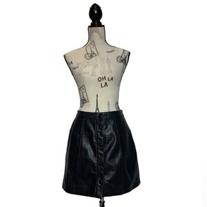 Republic S faux leather mini skirt